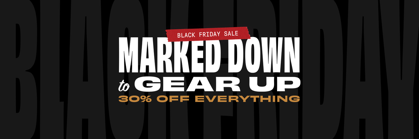 Black friday graphic for 30% off sitewide