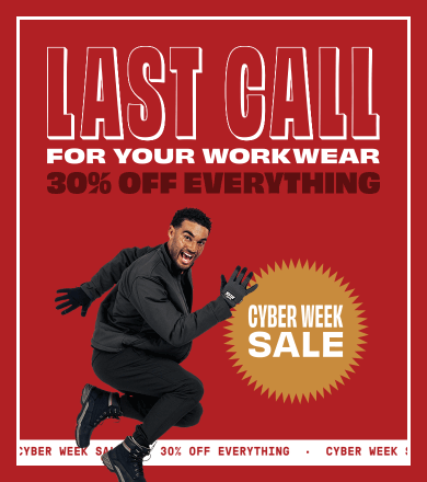 Cyber Monday graphic for 30% off sitewide