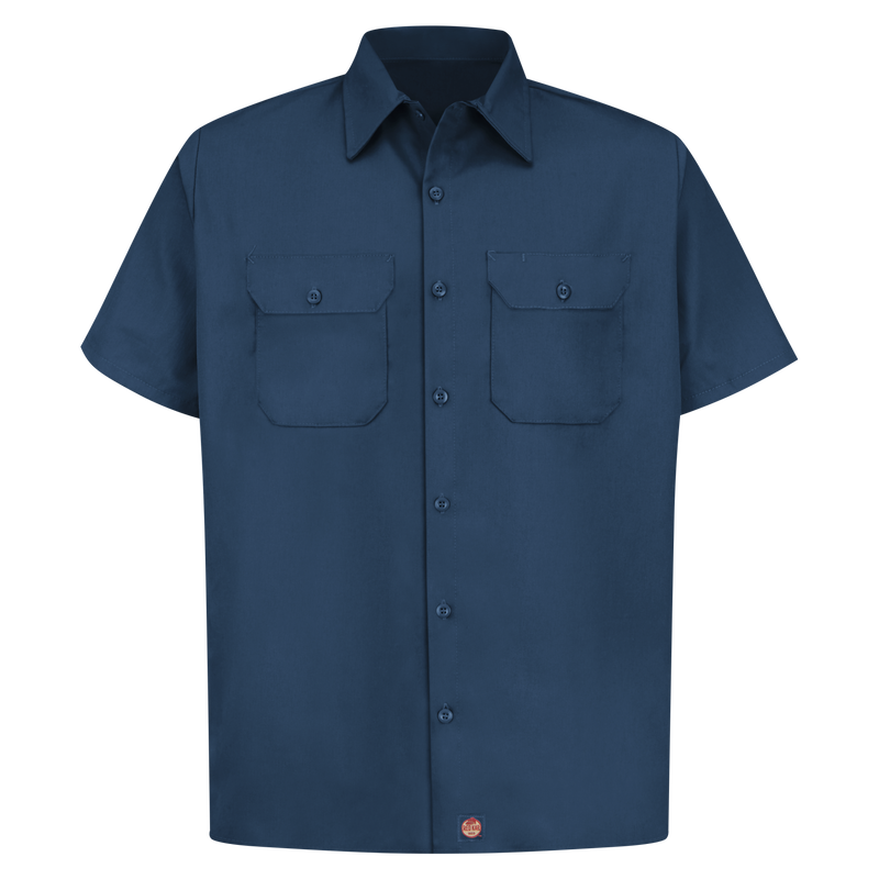 Short-Sleeved Denim Workwear Shirt - Men - Ready-to-Wear