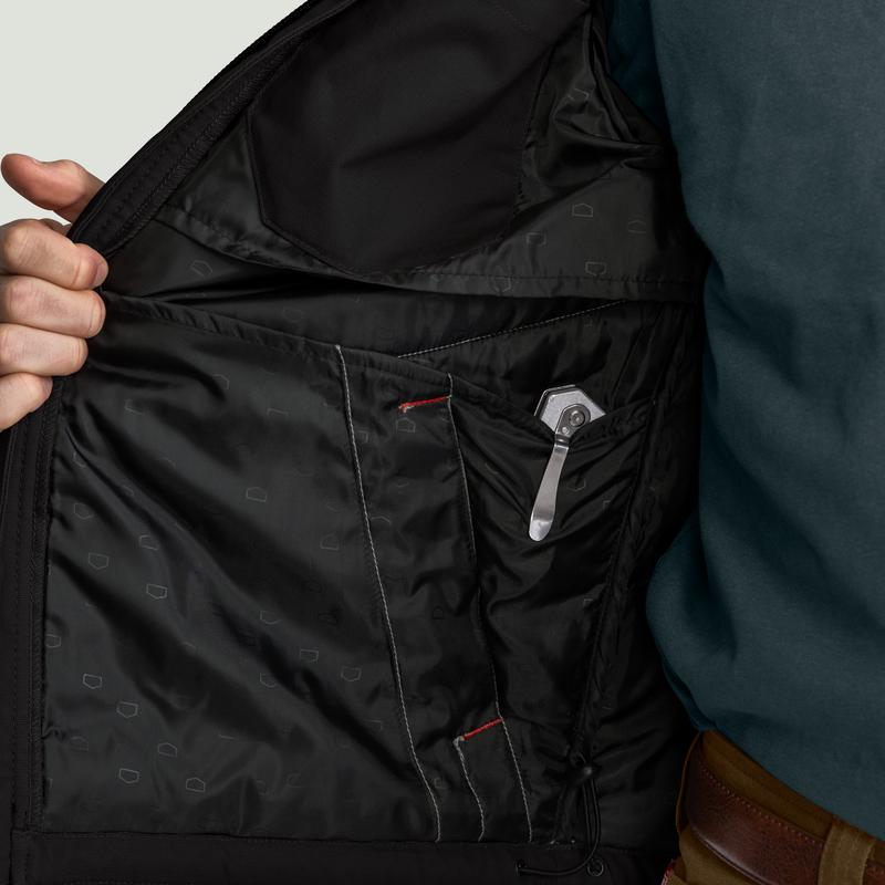 Men's Insulated Quilted Work Jacket image number 15
