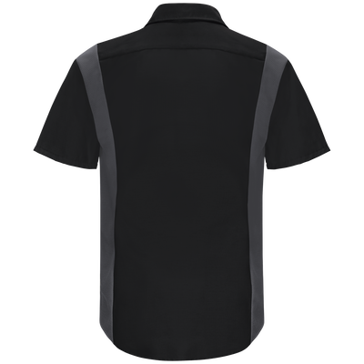 Men's Short Sleeve Performance Plus Shop Shirt With Oilblok Technology