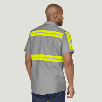 Short Sleeve Enhanced Visibility Industrial&nbsp;Work Shirt
