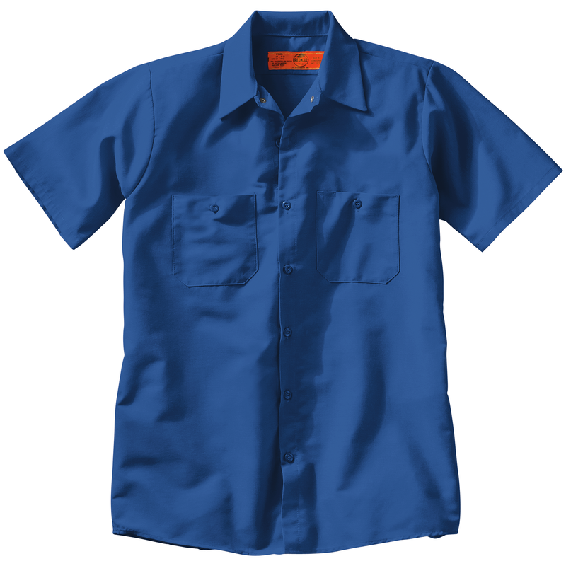 Men's Short Sleeve Industrial Work Shirt image number 6