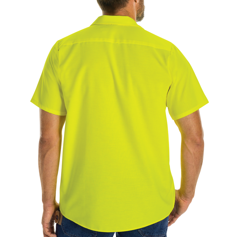 Short Sleeve Enhanced Visibility Ripstop Work Shirt image number 5