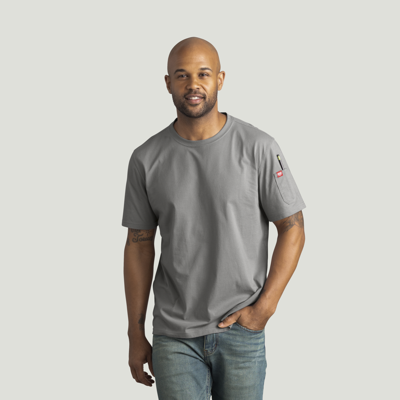 Men's Short Sleeve Midweight Slim Fit Performance Tee image number 1