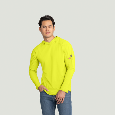 Men's Enhanced Visibility Sun Protection Pullover Hoodie