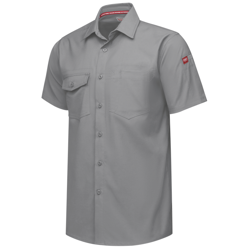 Men's Cooling Short Sleeve Work Shirt image number 12