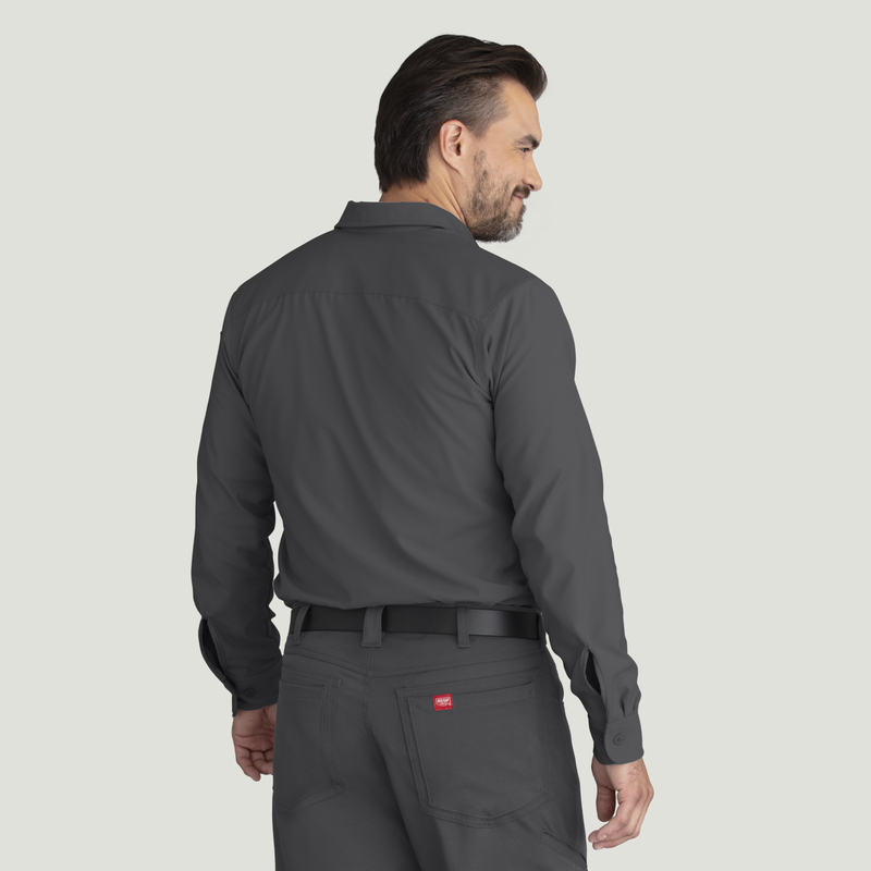 Men's Cooling Long Sleeve Work Shirt image number 6