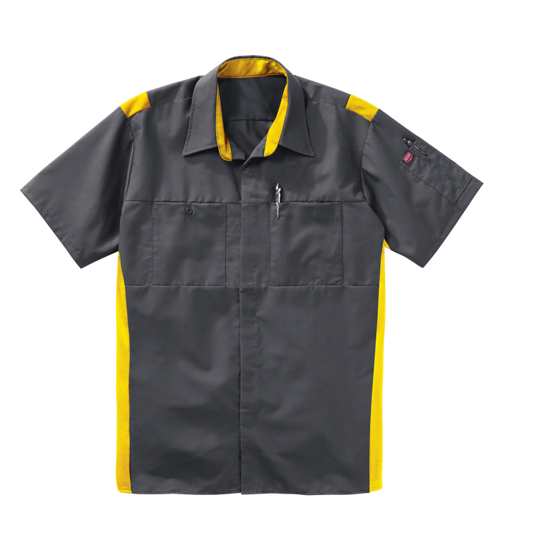 Men's Short Sleeve Performance Plus Shop Shirt With Oilblok Technology image number 9