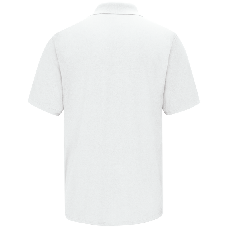 Men's Short Sleeve Spun Polyester Gripper-Front Polo image number 2