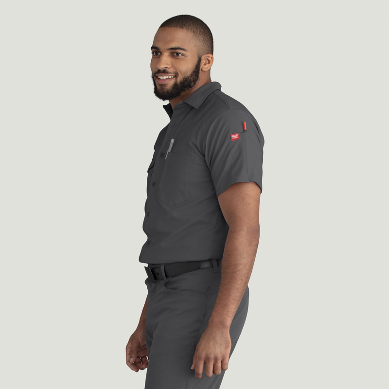 Men's Cooling Short Sleeve Work Shirt image number 3