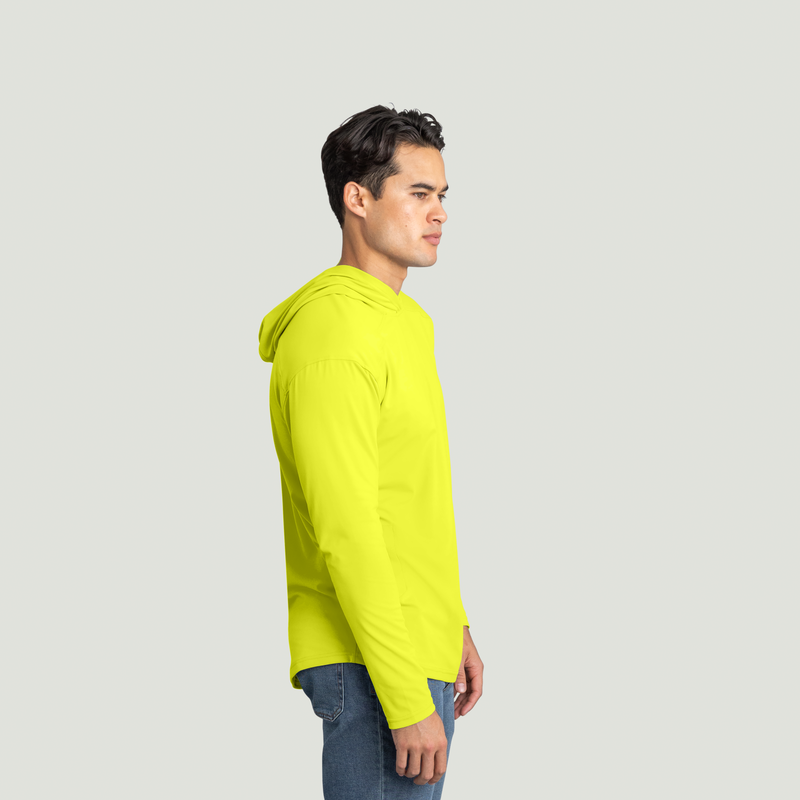 Men's Enhanced Visibility Sun Protection Pullover Hoodie image number 4