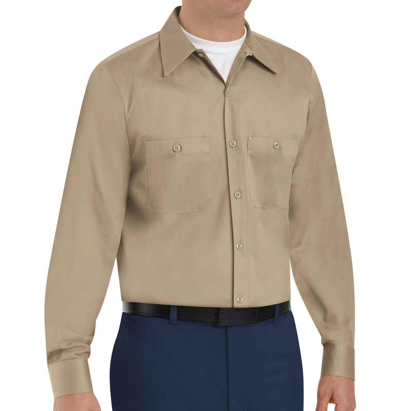 Red Kap Men's Wrinkle-Resistant Cotton Work Shirt