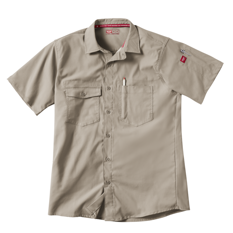 Men's Cooling Short Sleeve Work Shirt image number 13