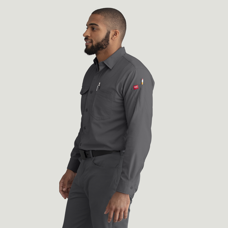 Men's Cooling Long Sleeve Work Shirt image number 3
