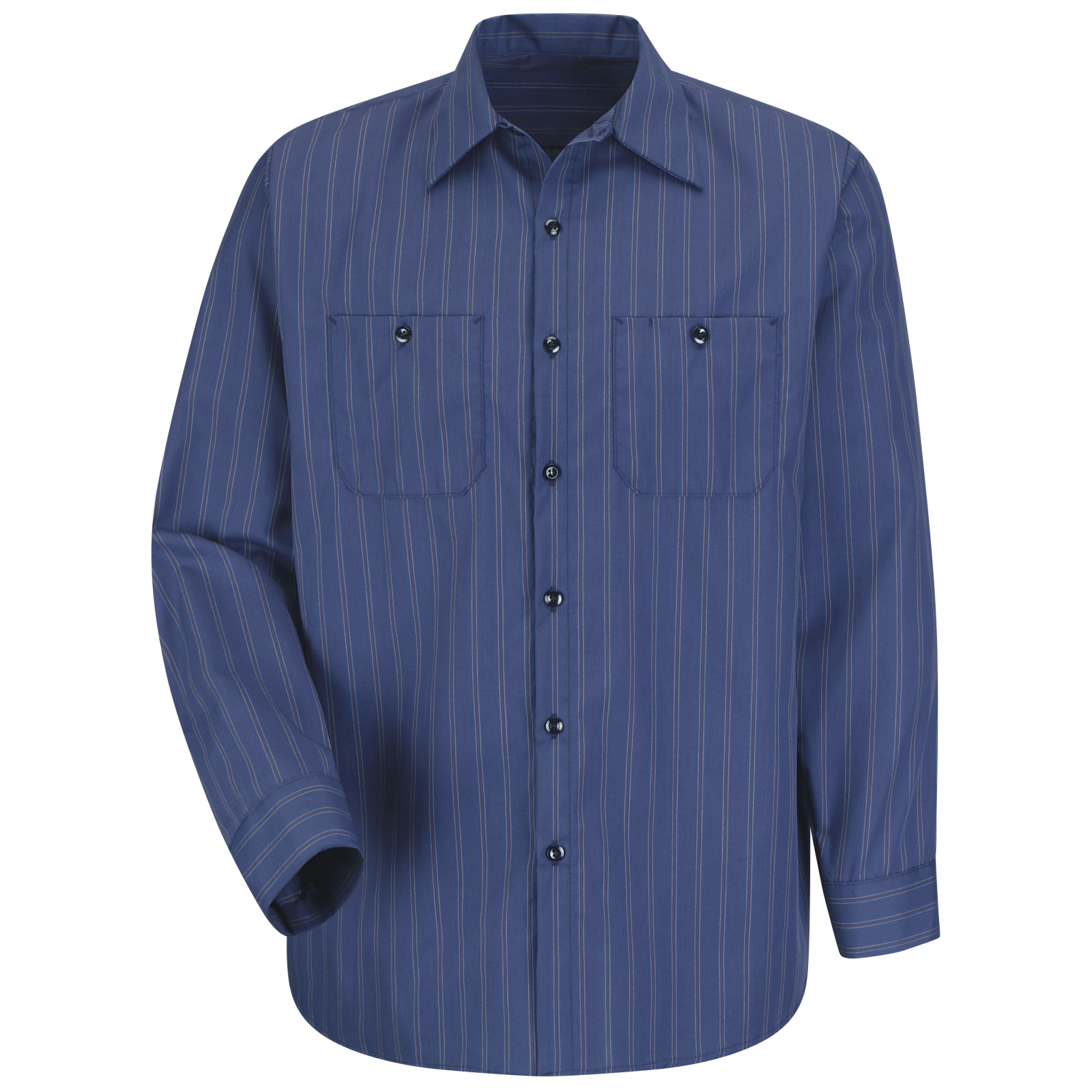 Men's Long Sleeve Industrial Striped 