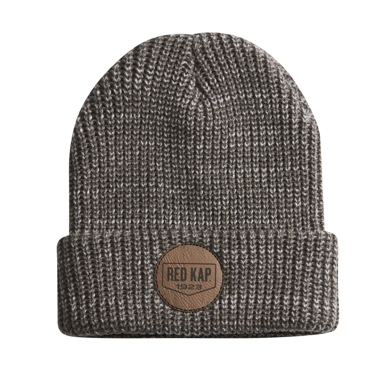 Men’s Leatherette Beanie image number 1