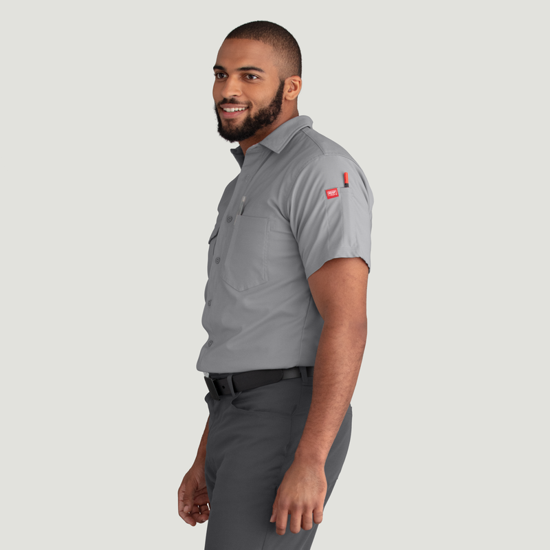 Men's Cooling Short Sleeve Work Shirt image number 3
