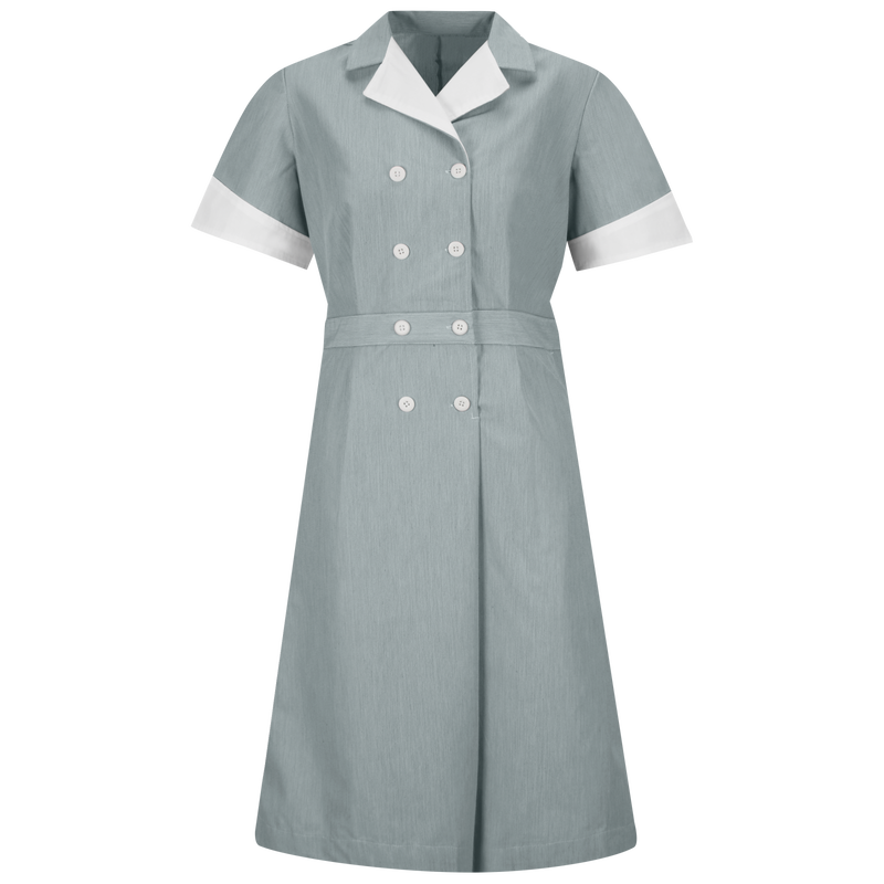 Women's Double-Breasted Lapel Dress image number 1