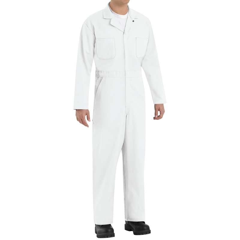 Twill Action Back Coverall with Chest Pockets image number 3