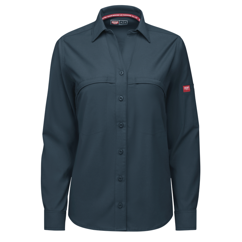 Women's Cooling Long Sleeve Work Shirt image number 8