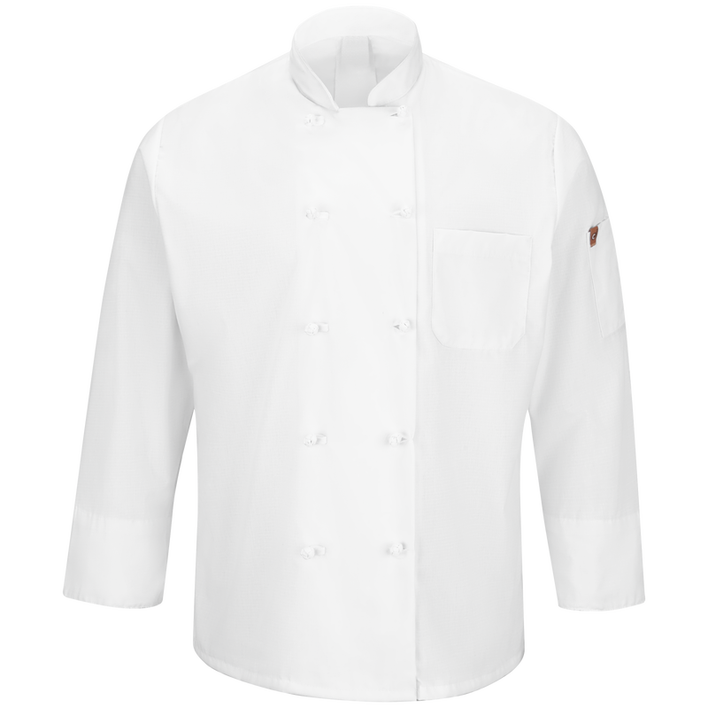 Men's Ten Knot Button Chef Coat with OilBlok + MIMIX® image number 1
