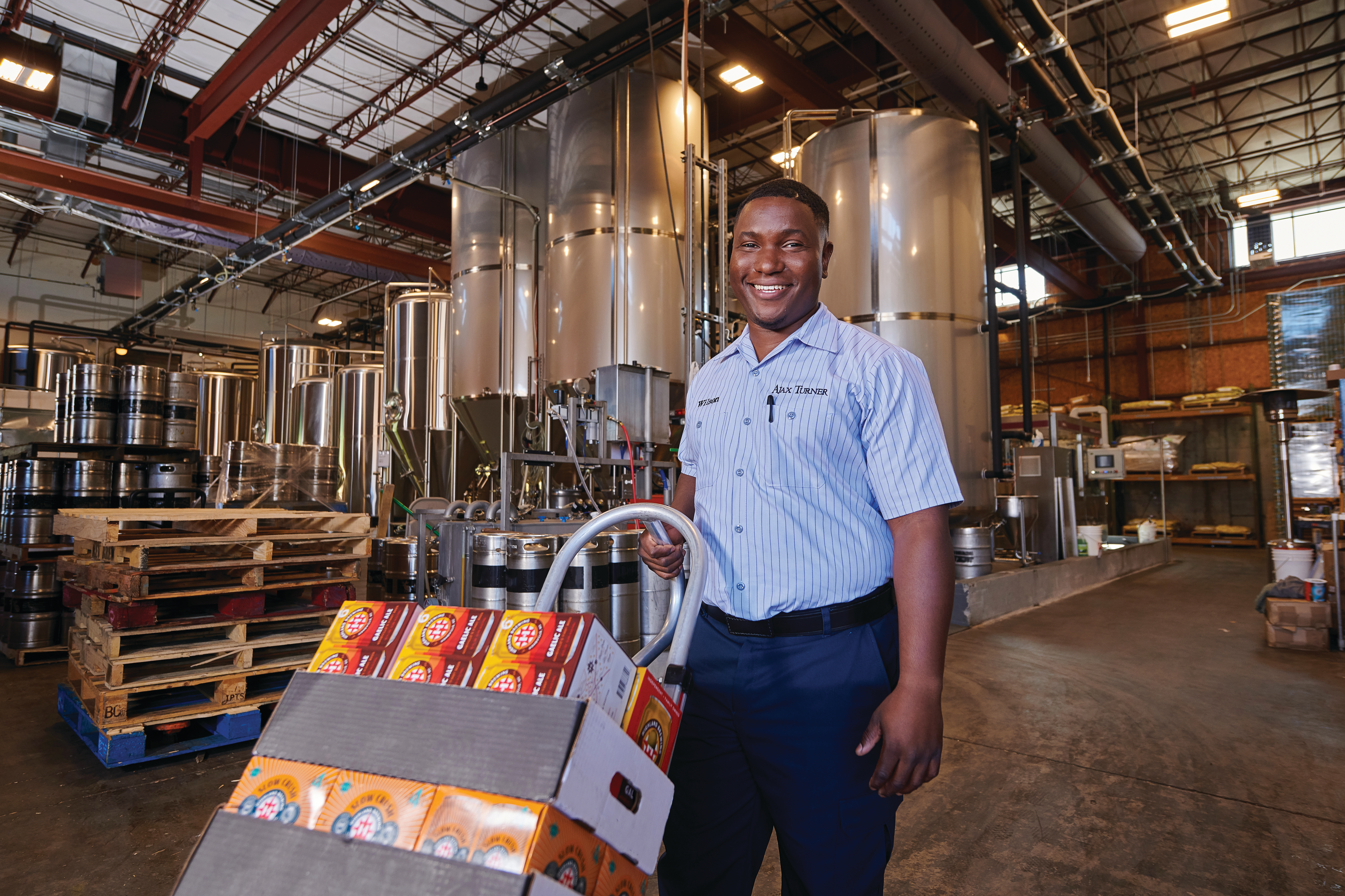 REDKAP oversized stripe work shirt XL Red Kap Men\u0027s Long Sleeve Industrial Stripe Work Shirt - Charcoal ⁄ Red ⁄  White Stripe ⁄ Small