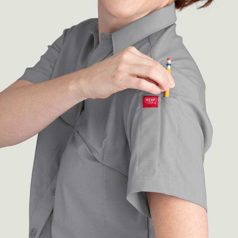 Women's Cooling Short Sleeve Work Shirt image number 12