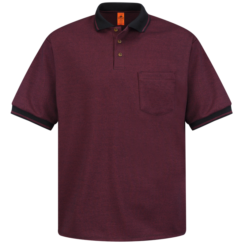 Short Sleeved Knit Polo Shirt
