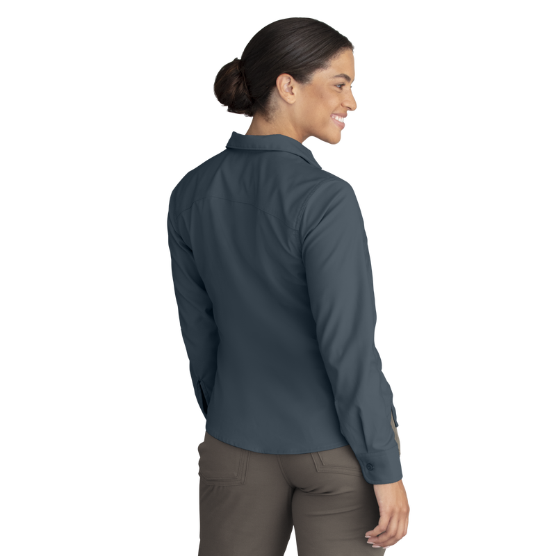 Women's Cooling Long Sleeve Work Shirt image number 6