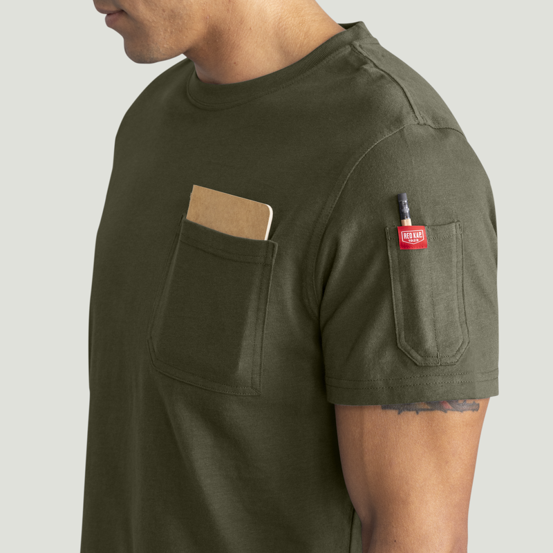 Men's Slim Fit Cotton Pocket T-Shirt image number 14