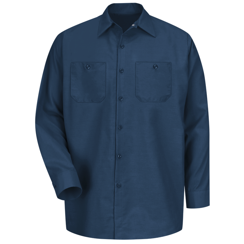 Men's Long Sleeve Industrial Work Shirt image number 1