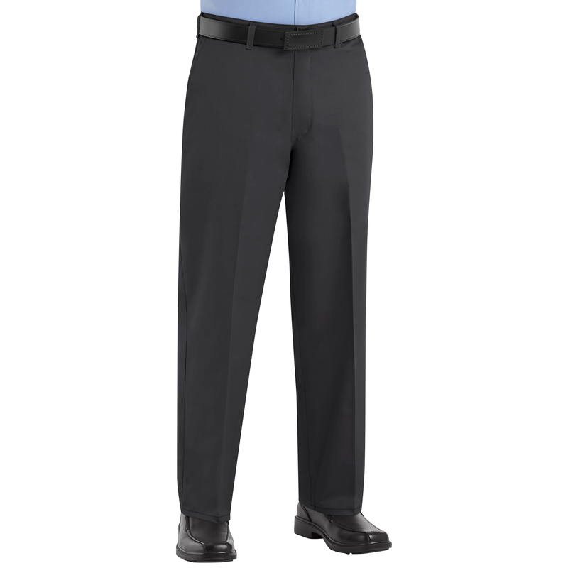 Men's Plain Front Cotton Pant image number 3