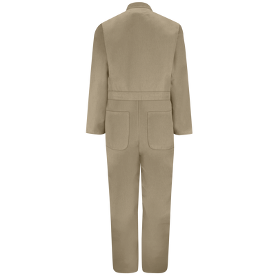 Twill Action Back Coverall with Chest Pockets