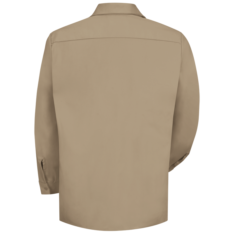 Men's Long Sleeve Wrinkle-Resistant Cotton Work Shirt image number 2
