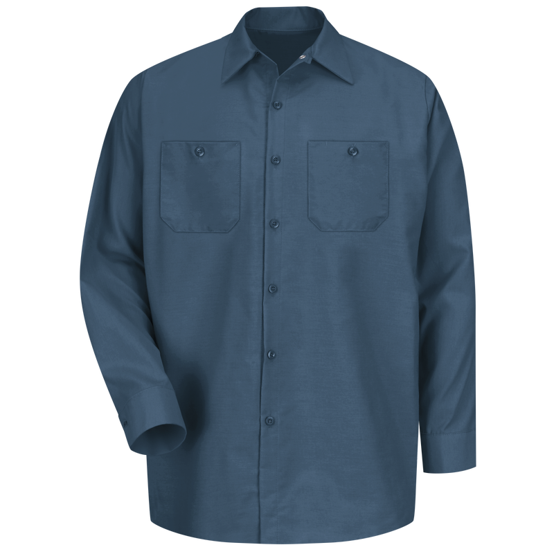 Men's Long Sleeve Industrial Work Shirt image number 1