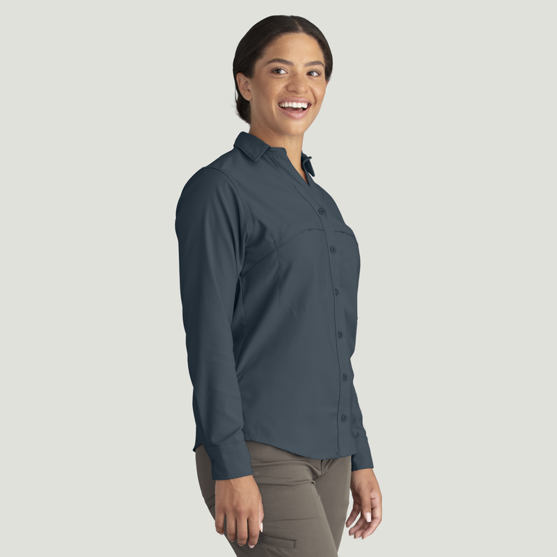Women's Cooling Long Sleeve Work Shirt image number 9