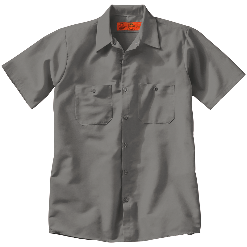 Men's Short Sleeve Industrial Work Shirt image number 7