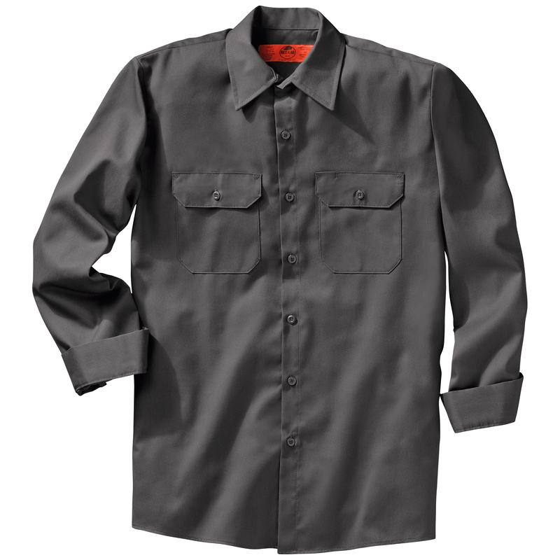 Men's Long Sleeve Utility Uniform Shirt image number 3