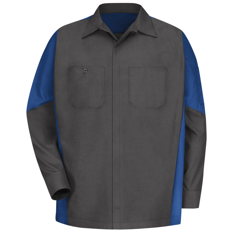 Men's Long Sleeve Two-Tone Crew Shirt image number 1