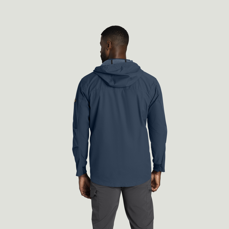 Men’s Performance Hooded Windbreaker Jacket with ToolShift Pocket image number 2
