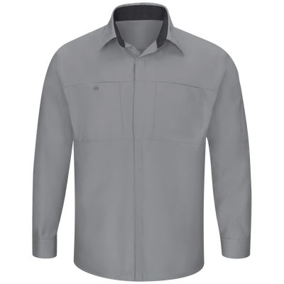 Men's Long Sleeve Performance Plus Shop Shirt with OilBlok Technology