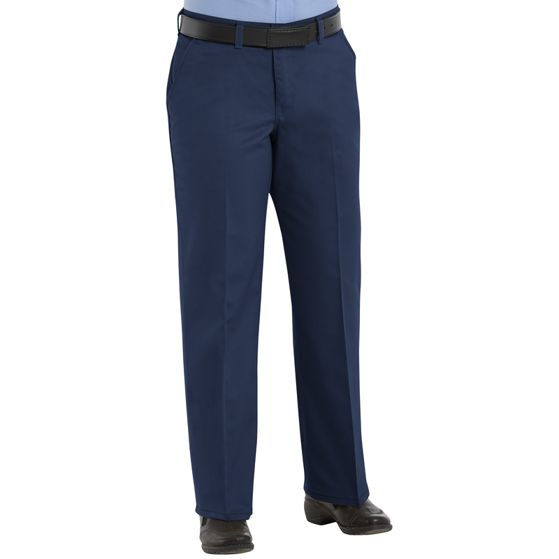 Women's Plain Front Cotton Pant image number 3
