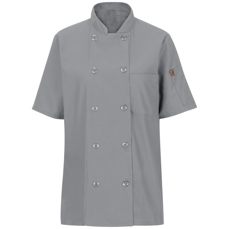 Women's Short Sleeve Chef Coat with OilBlok + MIMIX™ image number 0