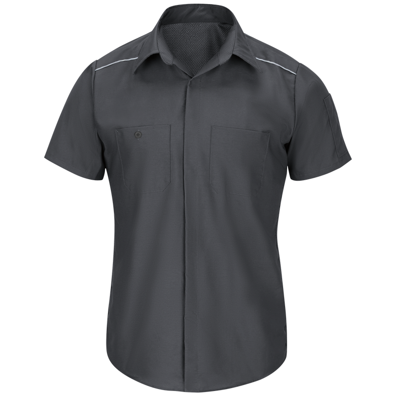 Red Kap SP4A Short Sleeve Pro Airflow Work Shirt - Charcoal - XL