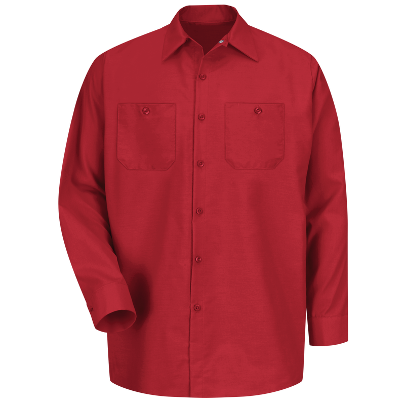 Men's Long Sleeve Industrial Work Shirt image number 1