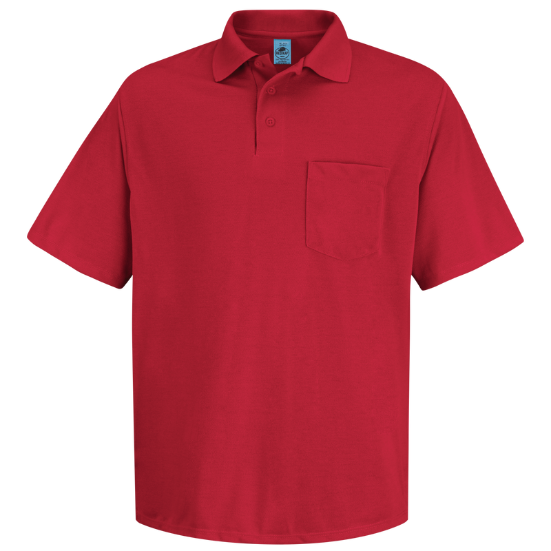 Men's Short Sleeve Spun Polyester Pocket Polo image number 1