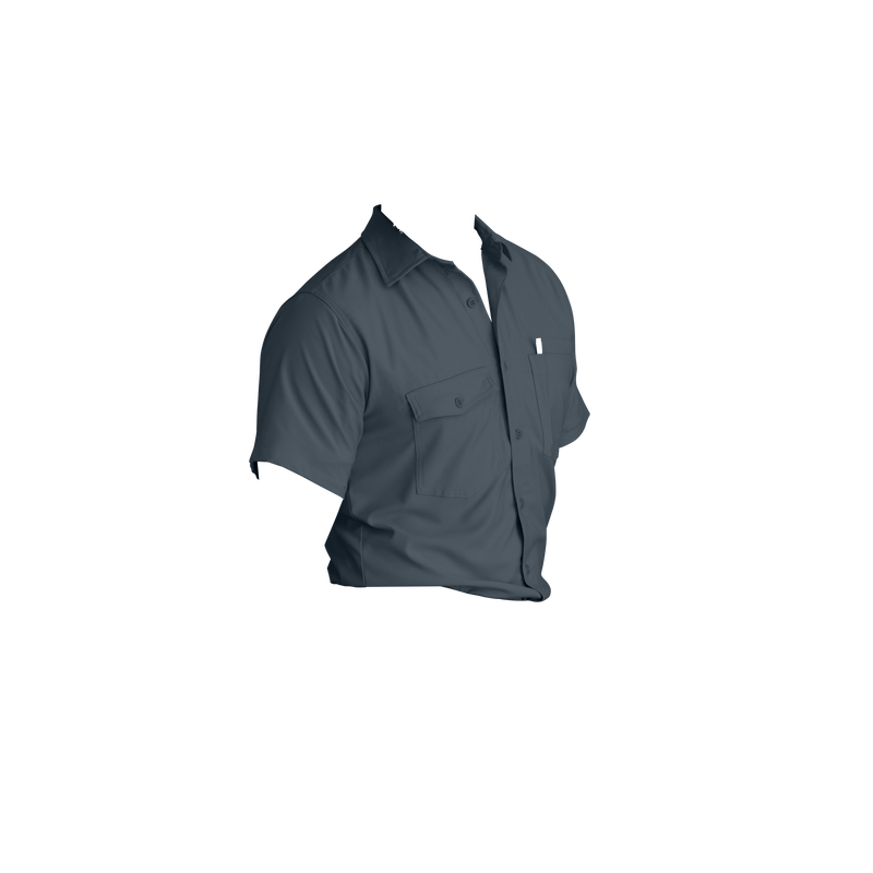 Men's Cooling Short Sleeve Work Shirt image number 10