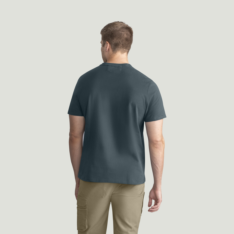 Men's Short Sleeve Slim Fit Cotton Pocket T-Shirt image number 6