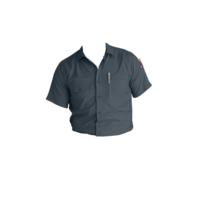 Men's Cooling Short Sleeve Work Shirt image number 4